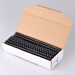  3/8 80 A4 Sheets Black Plastic Binding Combs 500pk 
