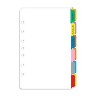Day Timer Desk Colored Blank Tabs   12 Tabs, 92163 by Day Timer