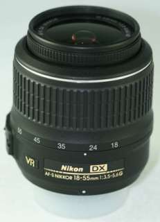 Nikon 18 55mm 18 55 VR Wide Angle LENS KIT F D5100 D90 018208021765 