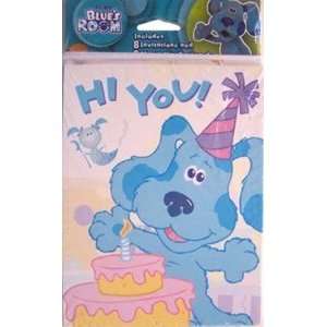   Invitations and 8 Thank You Combo Blues Clues Room