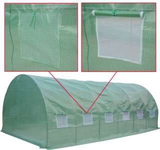 New Large Garden Green House Shed Grow 19.7×9.8 Portable Outdoor 