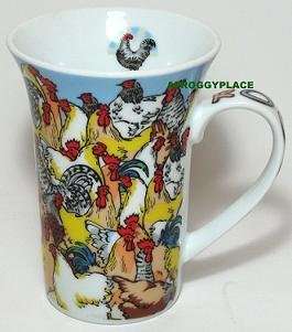   Porcelain Rooster Roosters 14oz Mug Paul Cardew Retired Coffee/Tea NIB