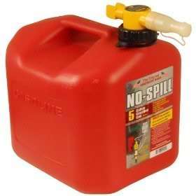 New 5 Gallon No Spill Gas Fuel Can 1450 Auth Dealer.  