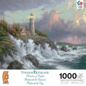 CEACO THOMAS KINKADE JIGSAW PUZZLE CONQUERING THE STORMS 3310 14 