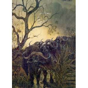  African Buffalo Jigsaw Puzzle 1500pc Toys & Games