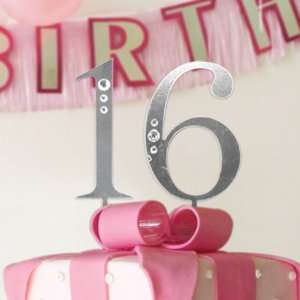  Baby Keepsake Rhinestone Cake Top Numbers   9 Baby