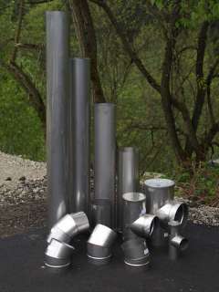 10 X 24 Long Stainless Steel Stove Pipe (Liner)  