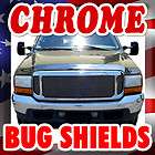 Chrome Bug Shield Guard 1999 2007 Ford Super Duty AVS Hood Deflector 