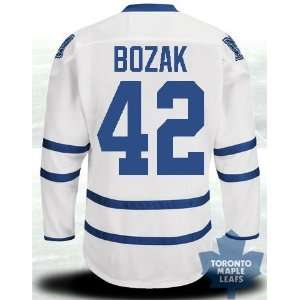 Maple Leafs Authentic NHL Jerseys #42 Tyler Bozak White Hockey Jersey 