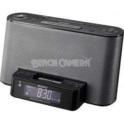 Sony ICF CS10IPBLK Alarm Clock Radio with Speaker Dock for iPod and 