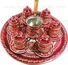 Turkish Coffee Set Porcelain Cup Handmade Copper Pot items in get.from 