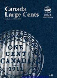   Coin Folder Album   Canadian Large Cents 1858 1920 #0794824781 Canada