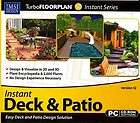 Brand New Computer PC Software Program INSTANT DECK AND PATIO VERSION 