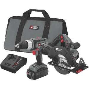   Drill and Circular Saw kit 18V Power Tool Set Cordless Drill home shop
