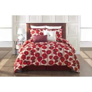  Victoria Classics Poppy King Comforter Set, 8 Piece: Home 