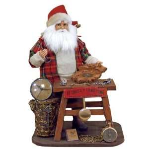  Vintage Clock Maker Santa