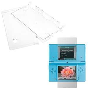   Clear Hard Cover Case + LCD Screen Protector (2 Pieces) for Nintendo