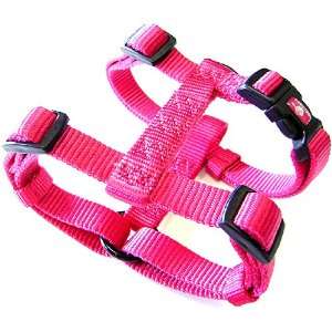 Hamilton Adjustable Comfort Nylon Dog Harness, Raspberry, 5/8 x 12 20 