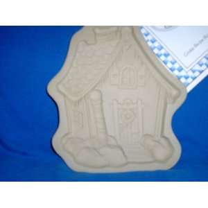  Brown Bag Cookie Art Mold   1989 North Pole Cottage 