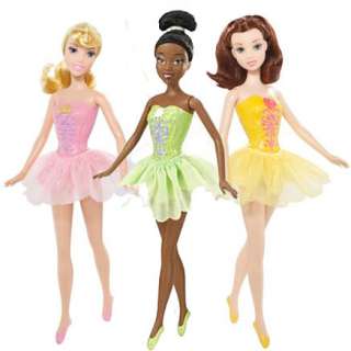 NEW Disney Princess Ballerina Doll Gift Set Sleeping Beauty Tiana 