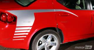 Dodge AVENGER Quarter Panel Graphics Stripes 3M 2008 2012 08 09 10 11 