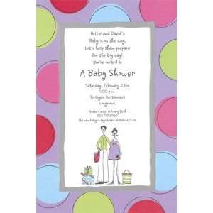 Baby Couple, Custom Personalized Baby Shower Invitation, by Inviting 