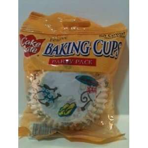 Cake Mate Festive Cupcake Liners Baking Cups   Summer Monkeys 50 count