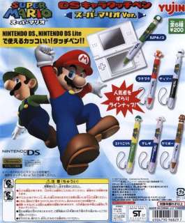Yujin Nintendo DS Super Mario Bros Stylus NDS pen P2 x6  