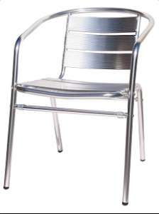 SALE Commercial Aluminum Seat Outdoor Restaurant Chairs  
