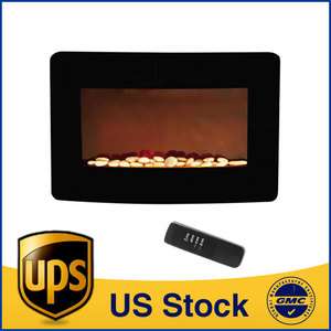   750W/1500W 3D Flame Electric Fireplace Heater W/Remote US Stock  