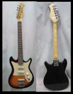 Used Harmony Electric Guitar. Hardwood Body, Maple Neck, Rosewood 