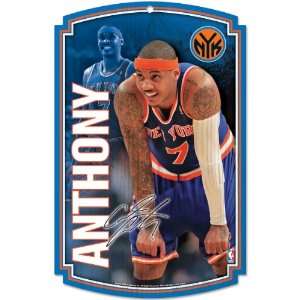   Wincraft New York Knicks Carmelo Anthony Wood Sign