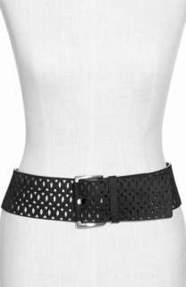 Vince Camuto Mimi Wide Leather Belt  