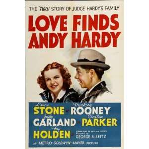  Love Finds Andy Hardy (1938) 27 x 40 Movie Poster Style B 