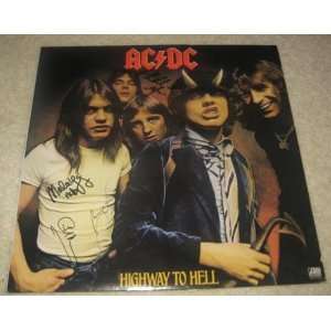 AC/DC autographed SIGNED Highway to Hel l RECORD *proof 