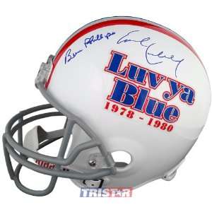 Earl Campbell & Bum Phillips Autographed Houston Oilers Luv Ya Blue 