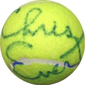 Chris Evert autographed Tennis Ball