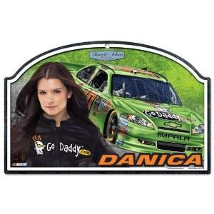 Danica Patrick Sprint Series Wood Sign   11x17