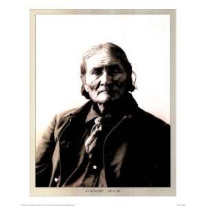 Professionally Framed Frank Rinehart Geronimo Apache Indian Congres 