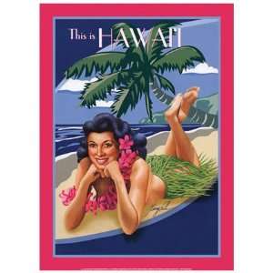  This is Hawaii Metal Sign Garry Palm Art