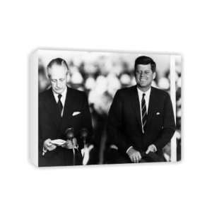  John F Kennedy and Harold MacMillan   Canvas   Medium 