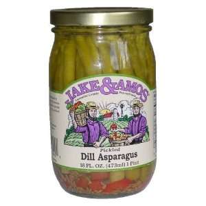 Jake & Amos Pickled Dill Asparagus, 16 fl oz  Grocery 