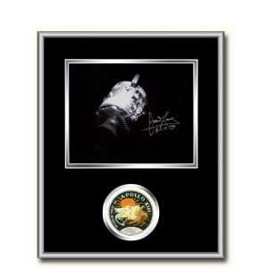  Jim Lovell DAMAGED SM   Autographed and Framed 16.5 x 15 