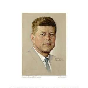  John F. Kennedy Giclee Poster Print by Norman Rockwell 