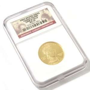 2008 First Spouse Louisa Adams $10 Gold Coin BU MS70 NGC 