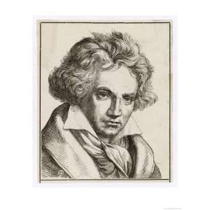  Ludwig Van Beethoven German Composer Giclee Poster Print 