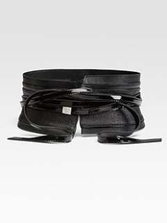 Diane von Furstenberg   Multi Wrap Corset Inspired Leather Belt