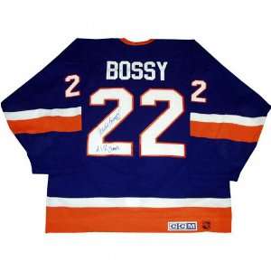 Mike Bossy New York Islanders Autographed Blue Jersey With 4x SC 