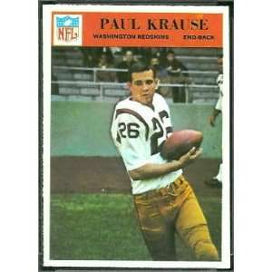 Paul Krause 1966 Philadelphia Card #186
