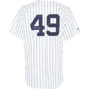 Ron Guidry Autographed Jersey  Details: New York Yankees, Majestic 